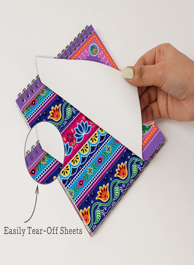 Inkdotpot مجموعة ورق قصاصات Inkdotpot مكونة من 25 ورقة بتصميم آسيوي هندي، مقاس 6x6، ورق قصاصات أحادي الجانب - ورق مقوى ملون، لوازم صنع بطاقات وخلفيات زخرفية يدوية - ورق للمذكرات والحرف اليدوية - Image 3